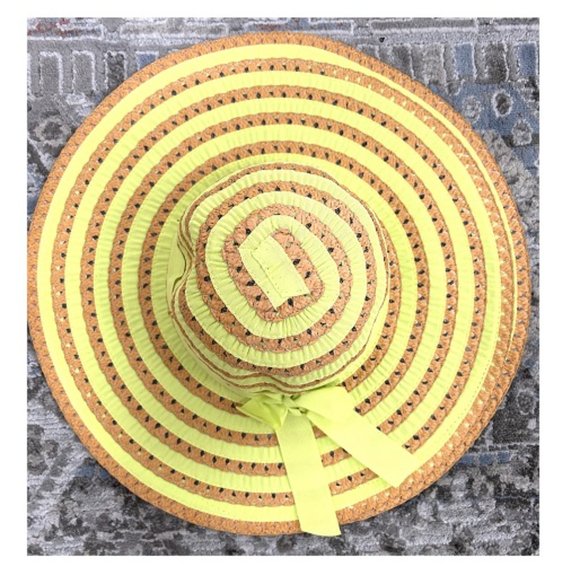 Chatties Straw and Ribbon Wide Brim Hat - Picture 4 of 6